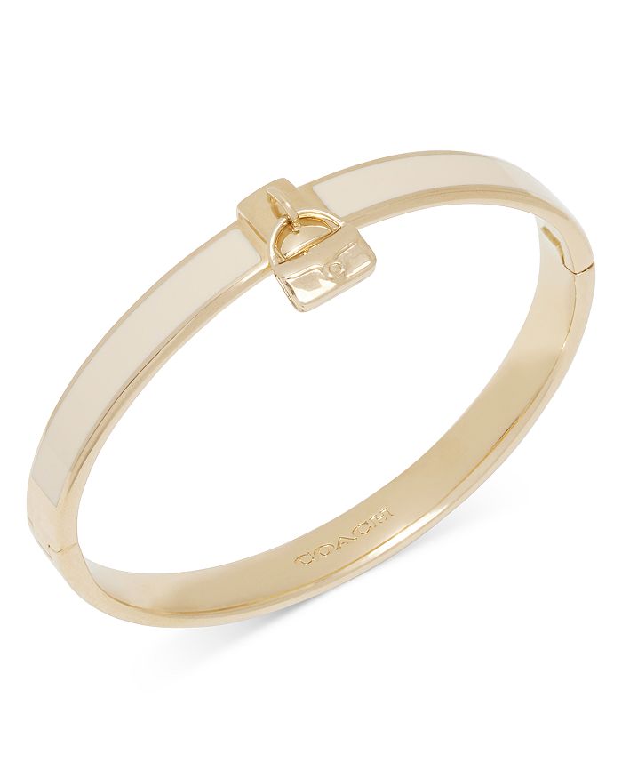 COACH Iconic Tabby Charm Bangle Bracelet | Bloomingdale's