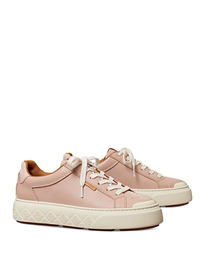 Shop Tory Burch Ladybug Low Top Sneakers In Shell Pink