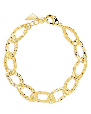 Shop Sterling Forever Wyn Chain Bracelet In Gold