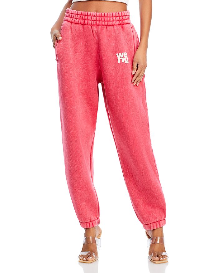 Pink Logo Cuffed Track Pants – Maison-B-More Global Store