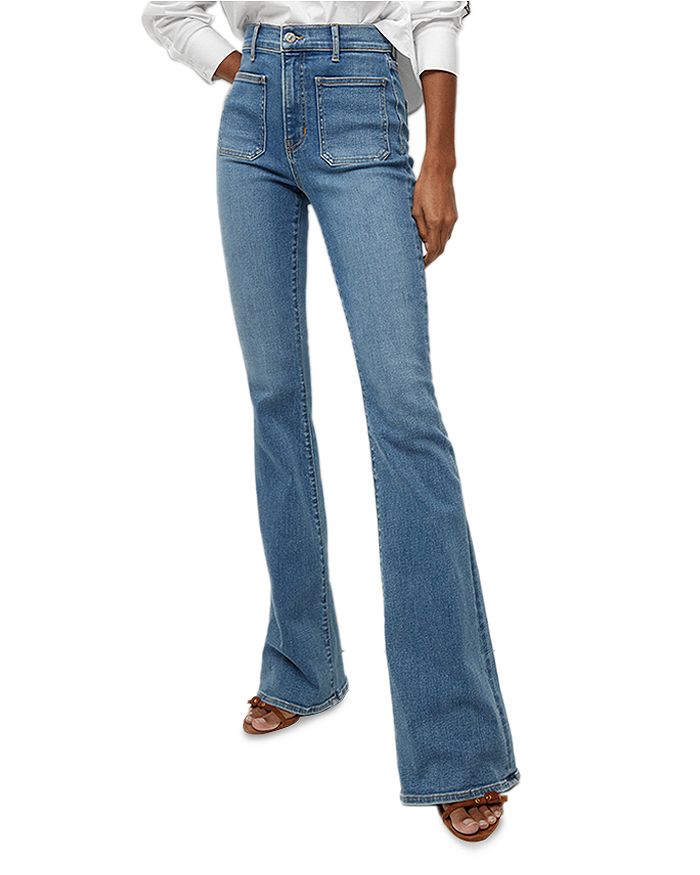 Veronica Beard Beverly Skinny Flare Jeans | Bloomingdale's