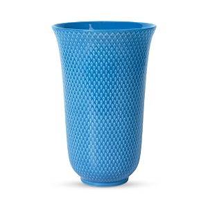 Rosendahl Lyngby Porcelain Rhombe Color Vase In Blue