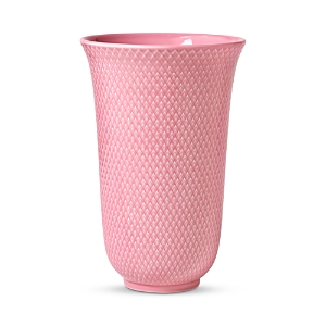 Rosendahl Lyngby Porcelain Rhombe Color Vase In Rose