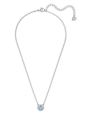 Swarovski - Una Pav&eacute; Pendant Necklace, 15-17"
