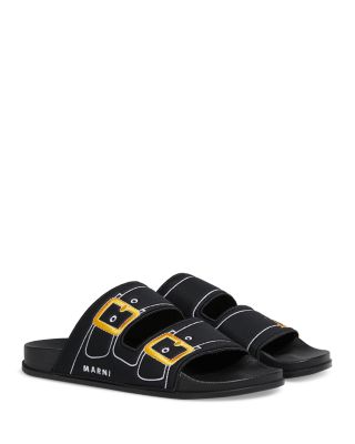関税送料込Marni Twisted Slip-On Sandals Marni Men's Embroidered Slip On Slide Sandals | Bloomingdale's