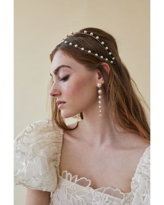 LELET NY Vera Faux Pearl Exes Headband | Bloomingdale display picture 3