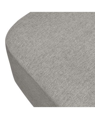 Kiwi Gliding Ottoman with Light Wood Base