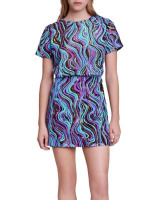 Maje - Remilio Sequined Mini Dress