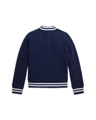 Boys' Cotton Blend Fleece Baseball Jacket - Little Kid