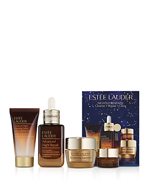 ESTÉE LAUDER NIGHTLY RENEWAL SKINCARE SET ($204 VALUE)