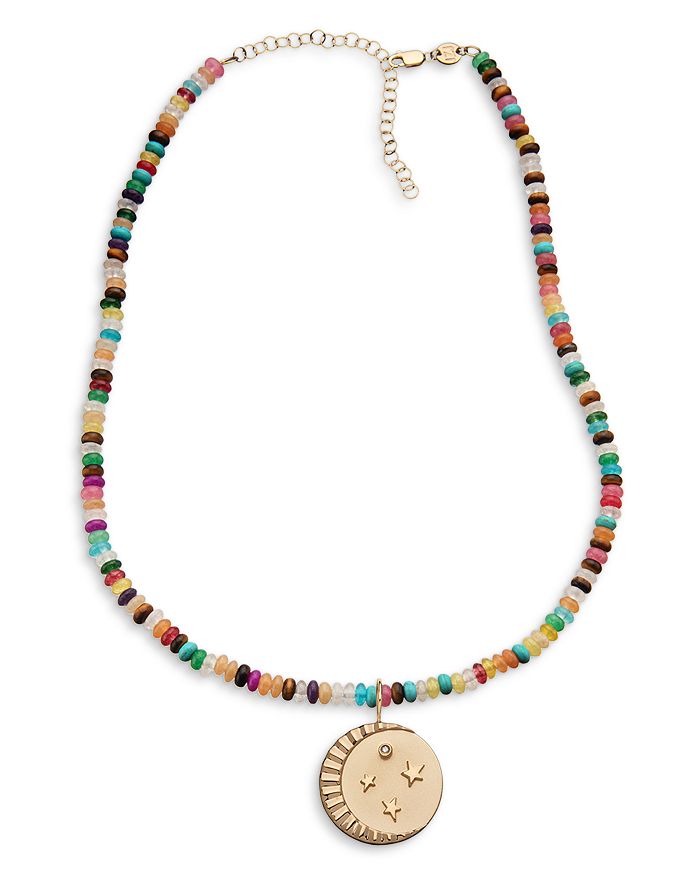 Jennifer Zeuner Celeste Pendant Necklace 14 17.75