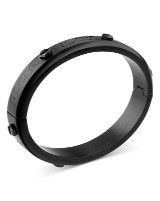 PHILIPP PLEIN - Hexagon Black Bangle Bracelet
