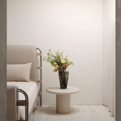 Reed Vase, Moss Green, Medium