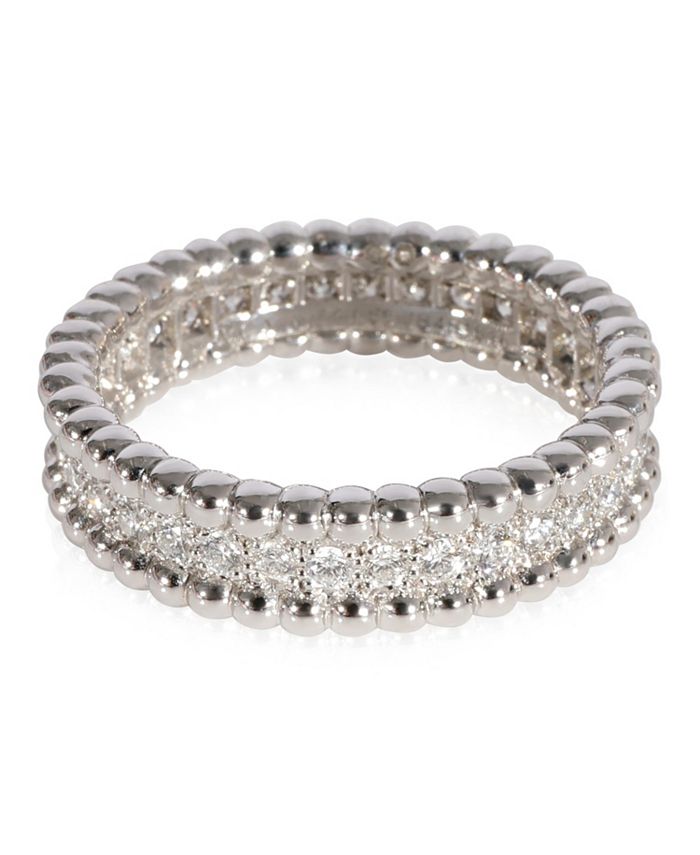 Van cleef clearance perlee diamond ring