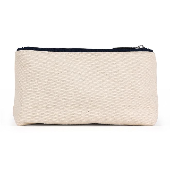 Shop Ame & Lulu Brush It Off Cosmetic Case In Natural Navy 2