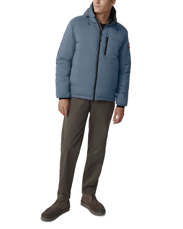 Canada Goose Lodge Packable Hooded Down Jacket In Ozone Blue