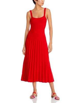 STAUD - Ellison Square Neck Dress