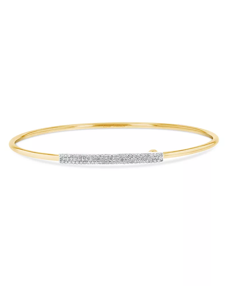 Phillips House 14K Yellow Gold Diamond Bangle Bracelet