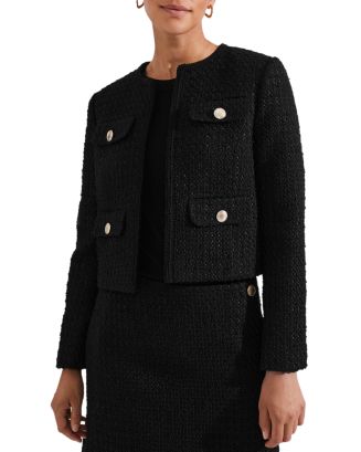 HOBBS LONDON Emmy Textured Jacket | Bloomingdale's