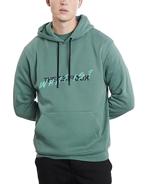 The Kooples Pullover Logo Hoodie In Forest