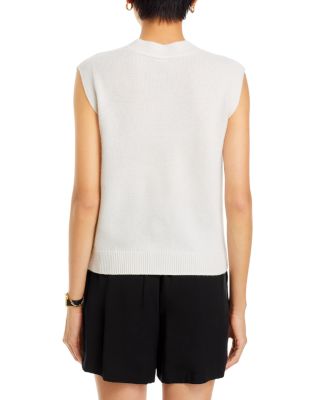 100% Cashmere Buttoned Vest - Exclusive