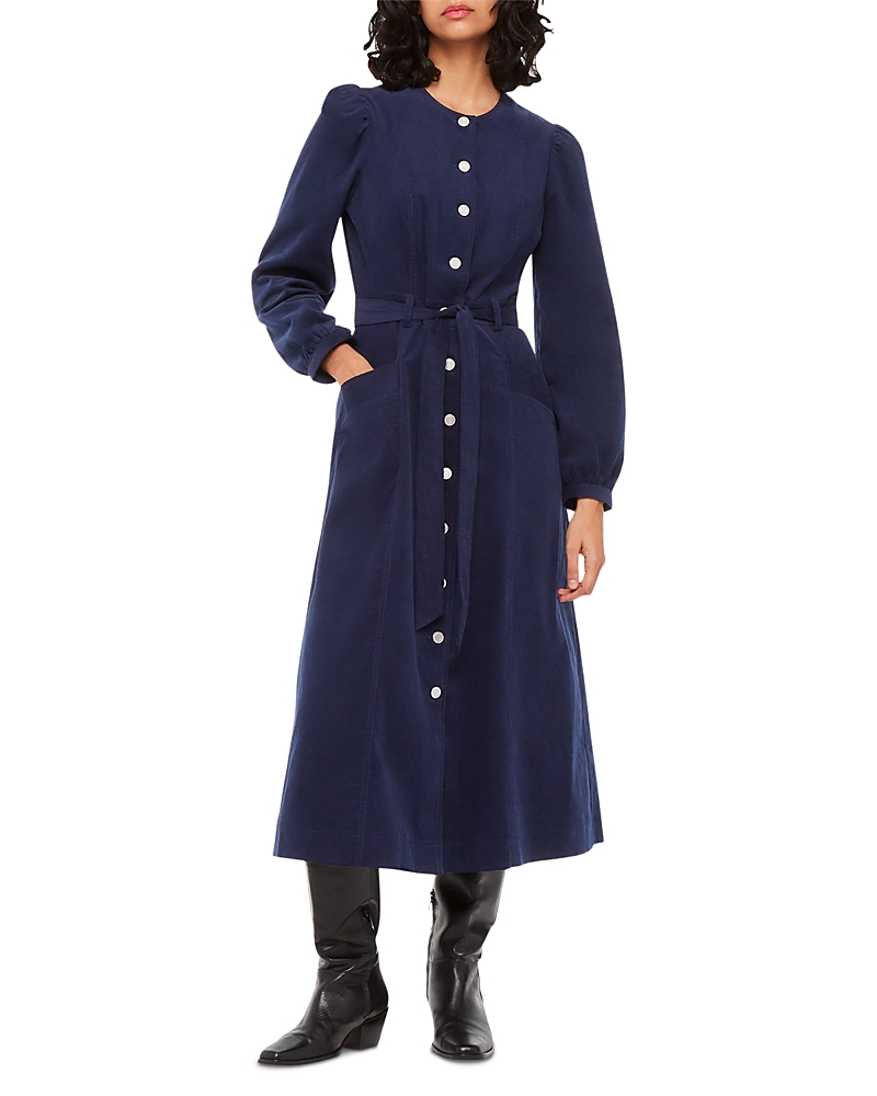 Whistles Angelica Corduroy Midi Dress
