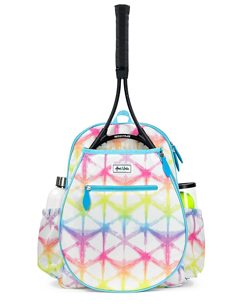 Ame & Lulu Girls' Bubblegum Shibori Junior Love Tennis Backpack - Little Kid, Big Kid