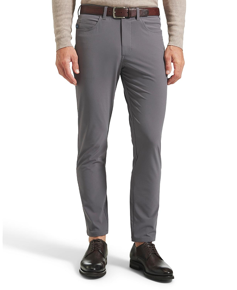 Mizzen + Main Helmsman 5 Pocket Pant In Charcoal Solid