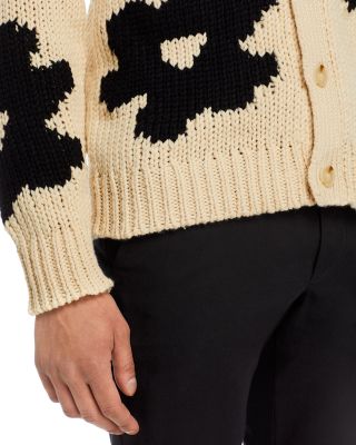 NN07 Mika Floral Intarsia V-Neck Cardigan | Bloomingdale's