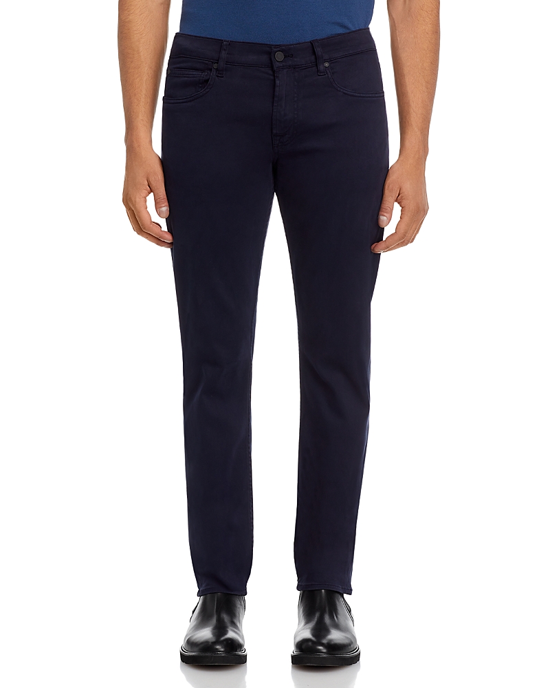 Shop 7 For All Mankind Slimmy Luxe Performance Plus Pants In Navy