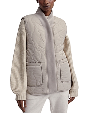 Varley Covey Reversible Quilted Sherpa Vest Varley Covey Reversible Quilted Sherpa Vest
