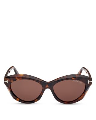 Toni Oval Sunglasses, 55mm