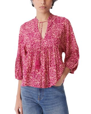 VANESSA BRUNO - Cotton Tie Neck Top