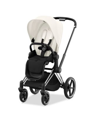 PRIAM 4 Stroller – Chrome Frame and Black Handle