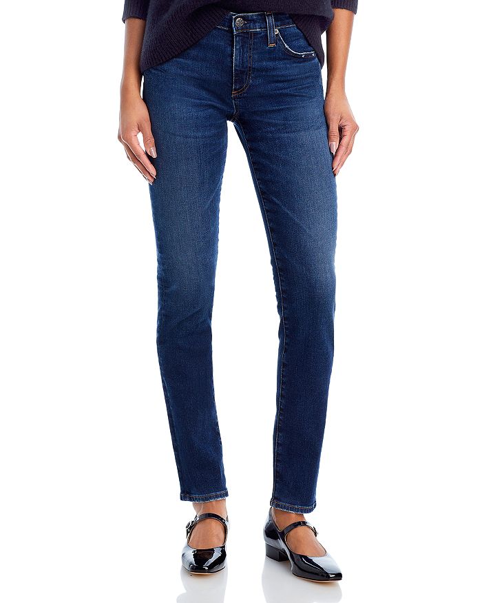 Ag Prima Mid Rise Cropped Cigarette Jeans In 9 Years Control