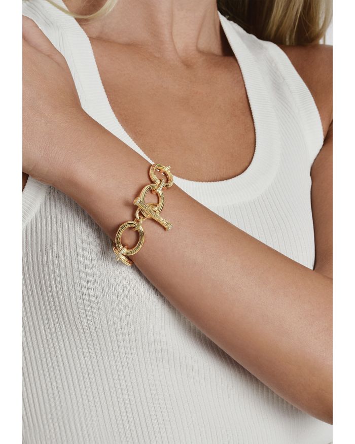 Enchanted Forest Chain Bracelet in 18K Gold Plated