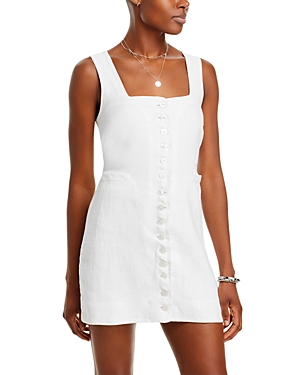 Shop Faithfull The Brand Marinia Mini Dress In White