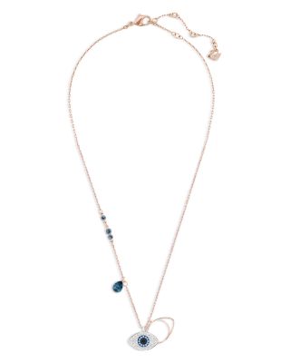 Symbolica Evil Eye Swarovski Crystal Pendant Necklace, 14.8&amp;quot;