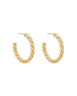 Spun Strands Hoop Earrings
