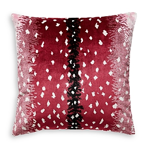 Scalamandre Antelope Pillow In Raspberry