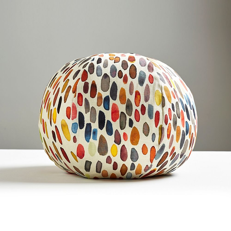Scalamandre Jamboree Sphere Decorative Pillow, 12 In Blue/multi