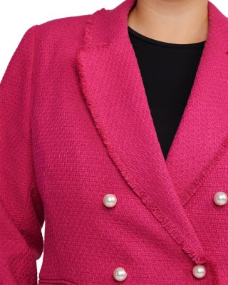 Courtney Boucle Double Breasted Blazer