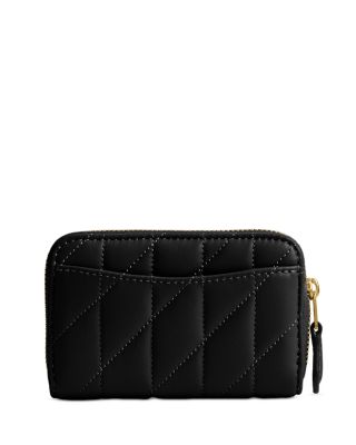 Small Zip Leather Card Case