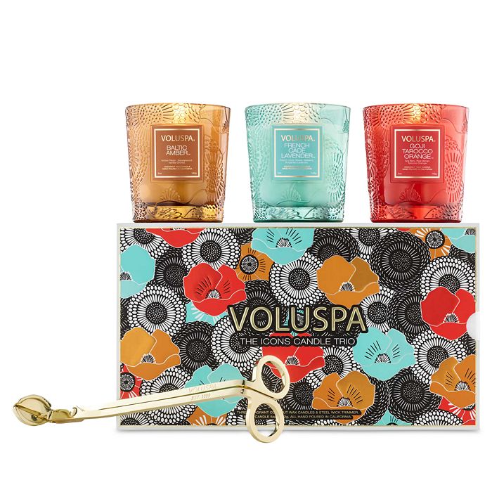 Voluspa XXV Anniversary Gift Candles, Set of 3 Limited Edition