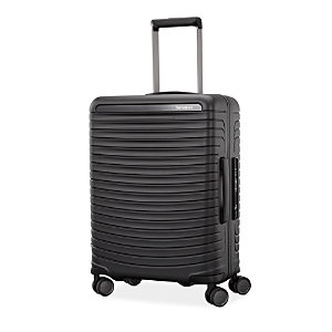 Shop Samsonite Framelock Max Carry On Spinner Suitcase In Asphalt Black