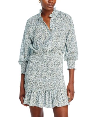 Veronica Beard Corsica Smocked Dress Bloomingdale's