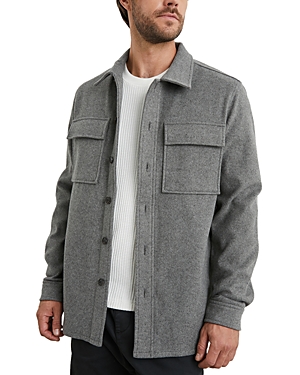 Rails Warner Button Front Shirt Jacket In Grimoire