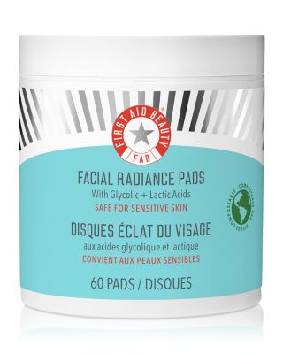 First Aid Beauty - Facial Radiance Pads with Glycolic & Lactic Acids Exfoliating Pads with AHA