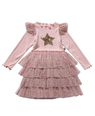 Petite Hailey - Girls Frill Layered Tutu Dress - Little Kid, Big Kid