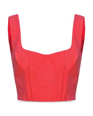 PINKO - Sleeveless Crop Top